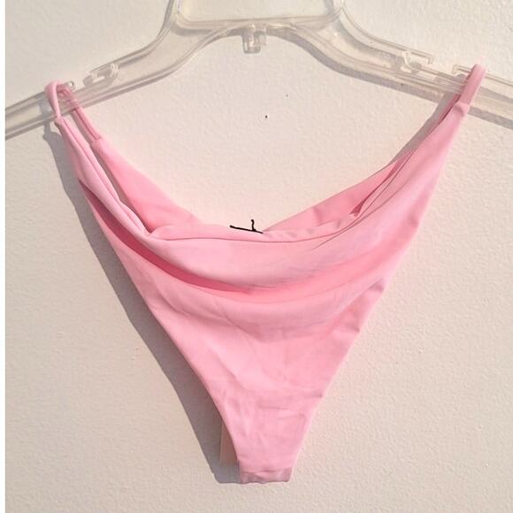 Superdown Arianna Bikini Bottom Pink Small NEW - Picture 3 of 9